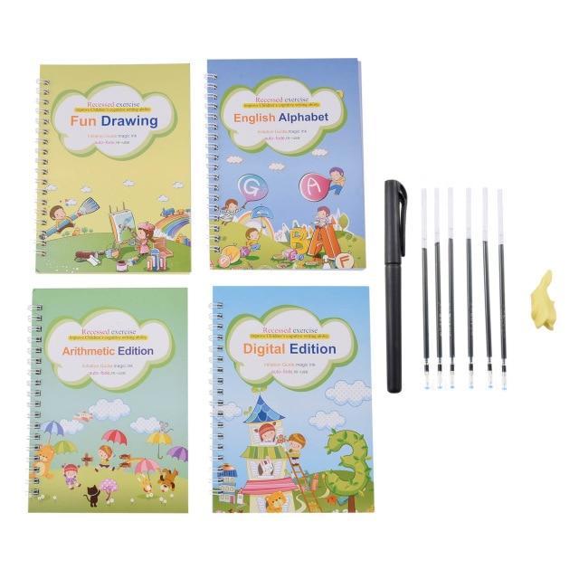 INFATUAT- Gift Store Educational Toys E Magic Calligraphy Copybook For Kids 41429139-e-china