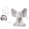 INFATUAT- Gift Store Smart Baby Peek A Boo Animated Singing Elephant Flappy Plush Toy
