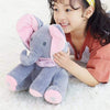 INFATUAT- Gift Store Smart Baby Peek A Boo Animated Singing Elephant Flappy Plush Toy