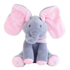 INFATUAT- Gift Store Smart Pink Baby Peek A Boo Animated Singing Elephant Flappy Plush Toy 28984133-pink-elephant