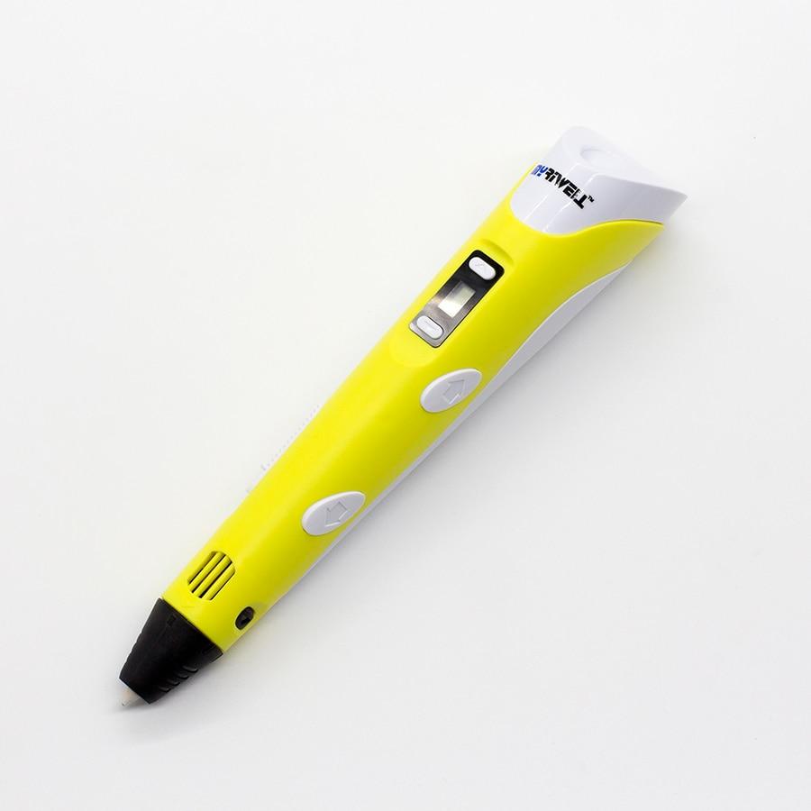 INFATUAT- Gift Store Yellow 3D OLED Display Printing Pen For Kids 6051432-yellow-us-china