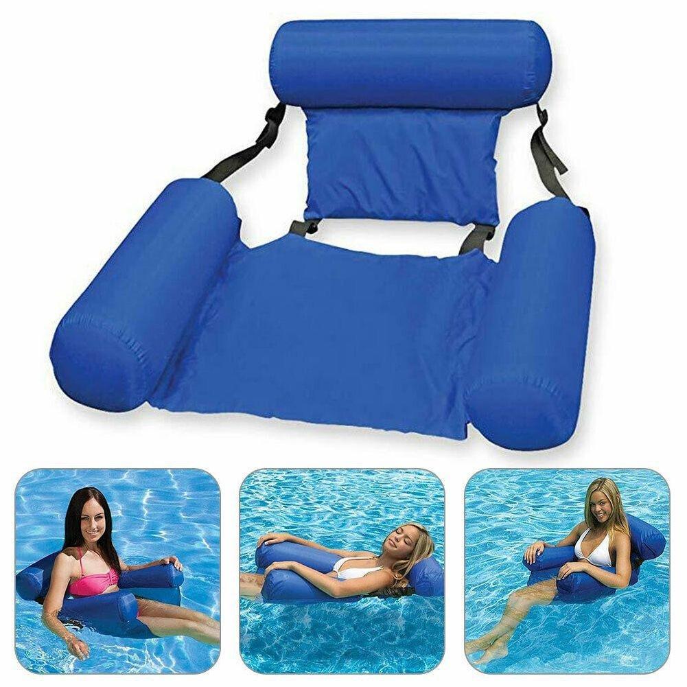 INFATUAT- Gift Store Swimming Floating Bed And Lounge Chair (Adjustable + Collapsable Chair/Bed)