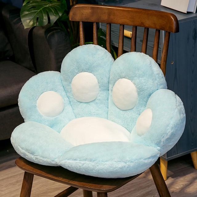 Products Pro 80cm / blue Pawfect Cushion - Paw Shaped Pillow Seat Cushion 42775759-80cm-blue