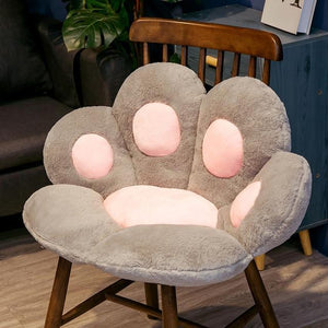 Products Pro 80cm / gray Pawfect Cushion - Paw Shaped Pillow Seat Cushion 42775759-80cm-gray