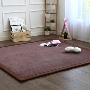 Products Pro Brown / 2.6 x 6.6 ft CozeeMat - Thick Tatami Coral Fleece Flannel Mat 23930074-10-80cm-200cm