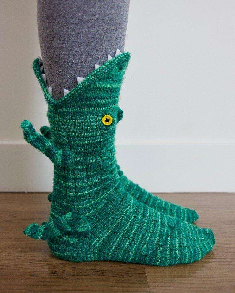 Products Pro Crocodile CuteSocks - Creative Knitted Cute Animal Warm Socks 48532708-crocodile-china