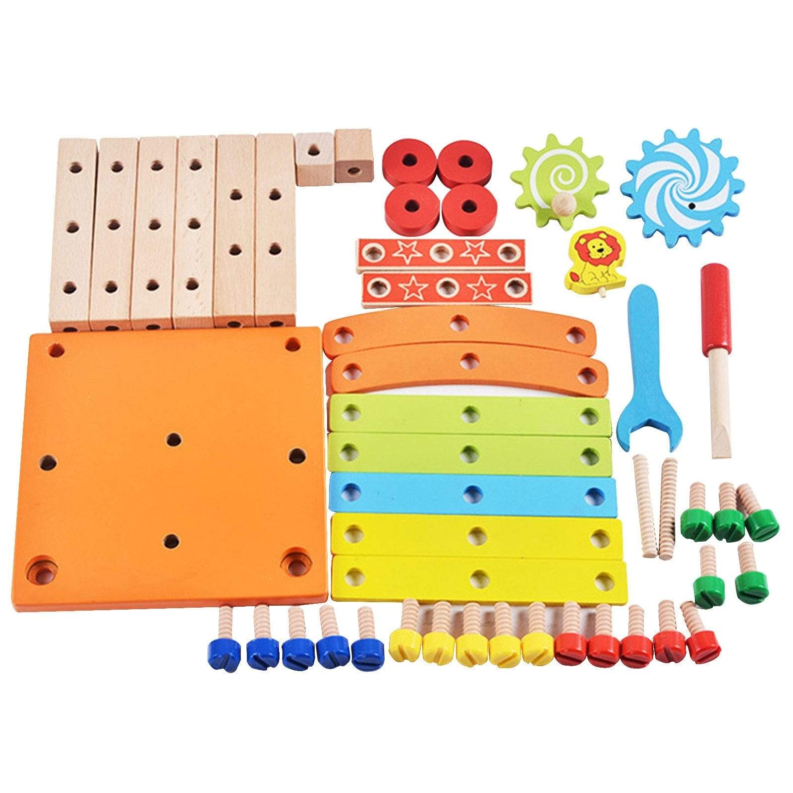 Products Pro FunBlast - DIY Wooden Multifunctional Chair with Nut and Screw Toys 42614390-a