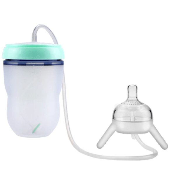 Products Pro Green Feedoo - Hands-Free Baby Bottle 27480376-green