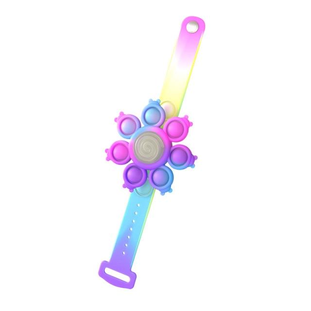 Products Pro Purple Blue PopBracelet - Spinning Pop Bubble Light up Bracelet 48278603-2