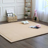 Products Pro Khaki / 2.6 x 6.6 ft CozeeMat - Thick Tatami Coral Fleece Flannel Mat 23930074-3-80cm-200cm