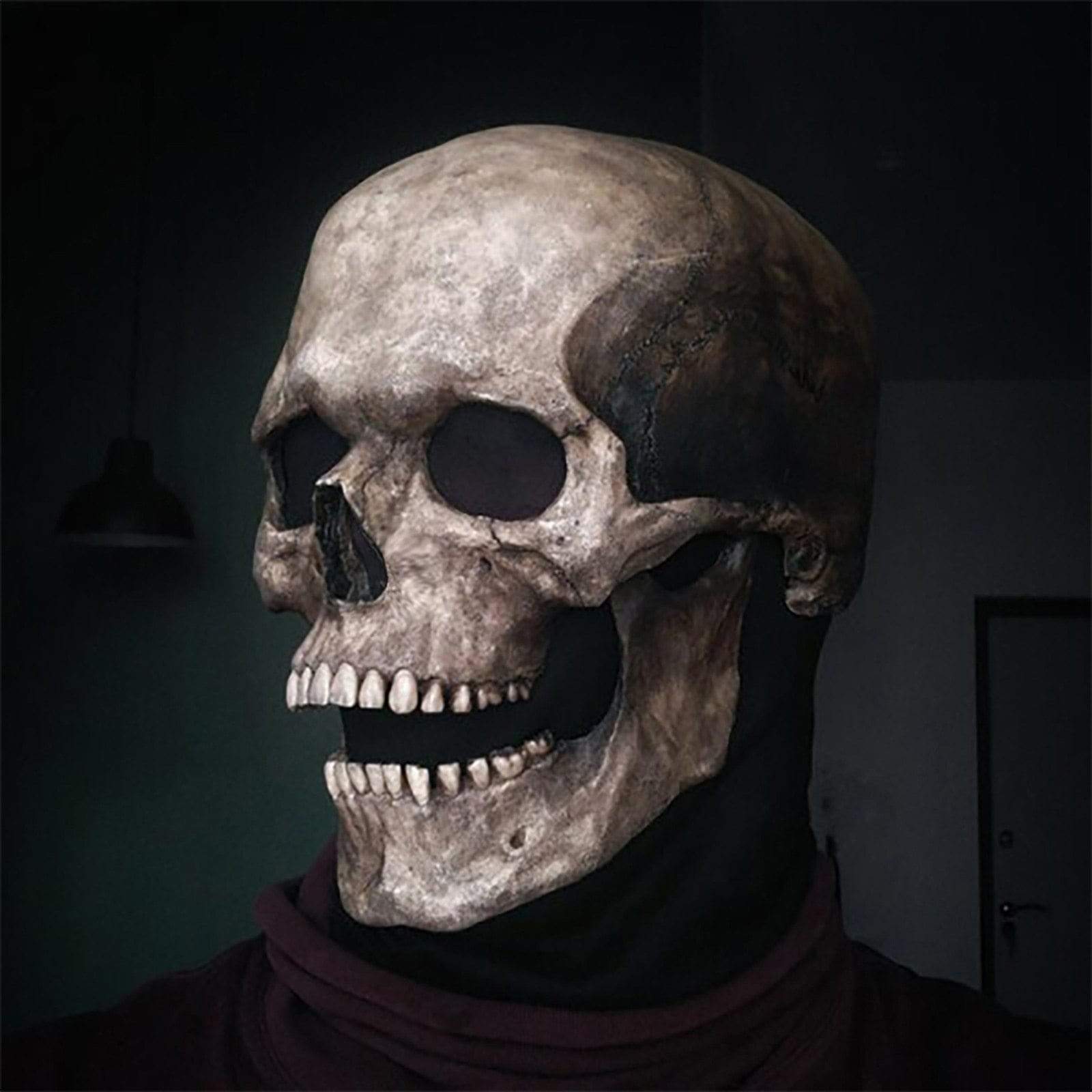 Products Pro Movable Jaw Realistic Full Head Skull Mask