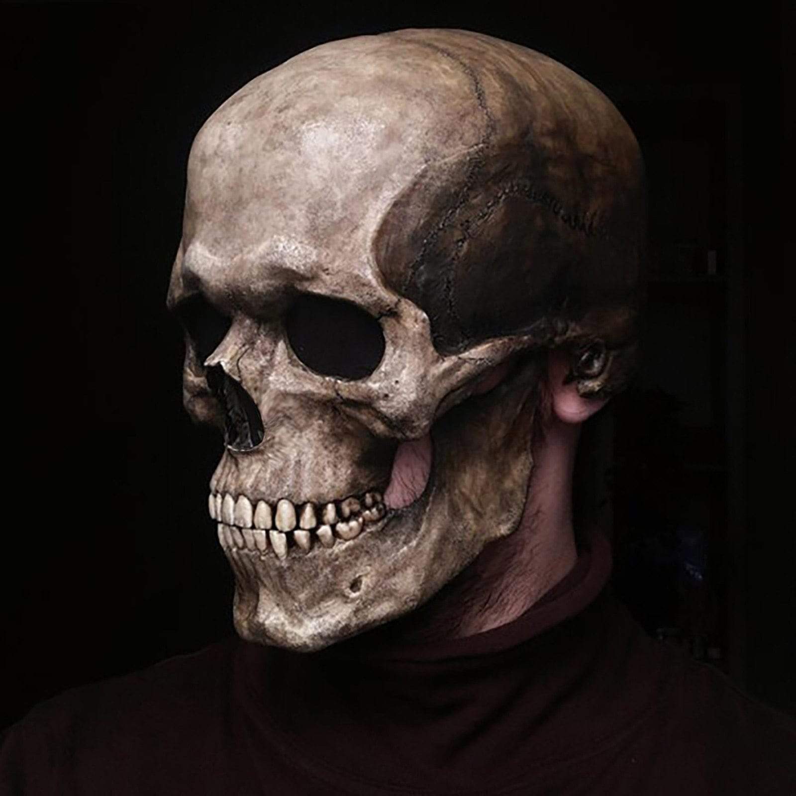 Products Pro Movable Jaw Realistic Full Head Skull Mask
