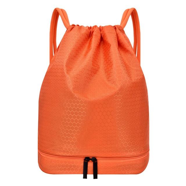 Products Pro Orange SportyBag - Wet and Dry Drawstring Sports Backpack 40086369-orange