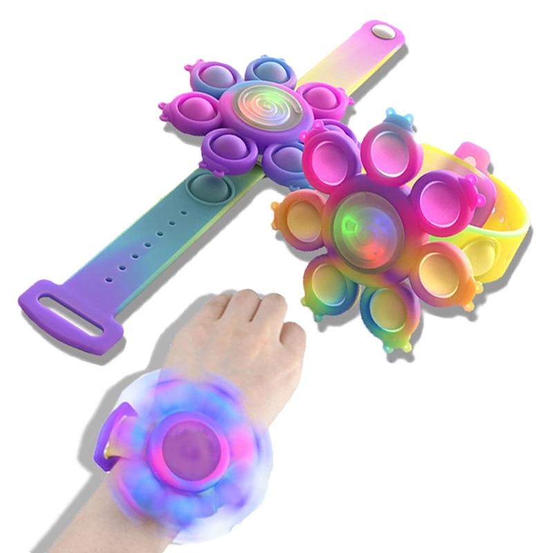 Products Pro PopBracelet - Spinning Pop Bubble Light up Bracelet