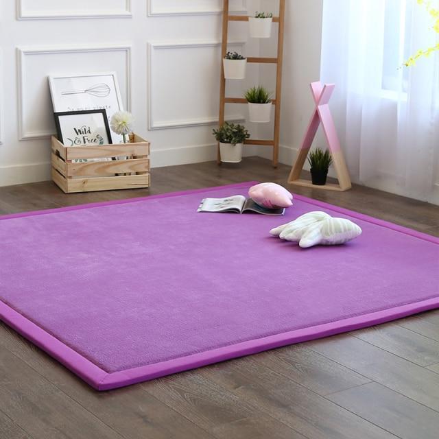 Products Pro Purple / 2.6 x 6.6 ft CozeeMat - Thick Tatami Coral Fleece Flannel Mat 23930074-9-80cm-200cm