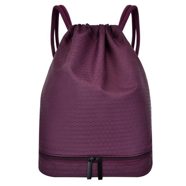 Products Pro Purple SportyBag - Wet and Dry Drawstring Sports Backpack 40086369-purple