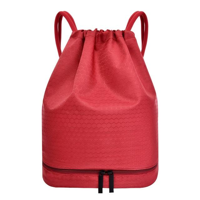 Products Pro Red SportyBag - Wet and Dry Drawstring Sports Backpack 40086369-red