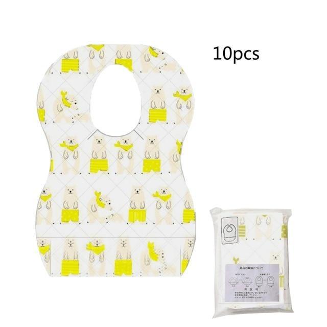 Products Pro Bear BibToGo - Spill Proof Disposable Baby Bibs (10pcs Pack) 41500659-10-piece-5