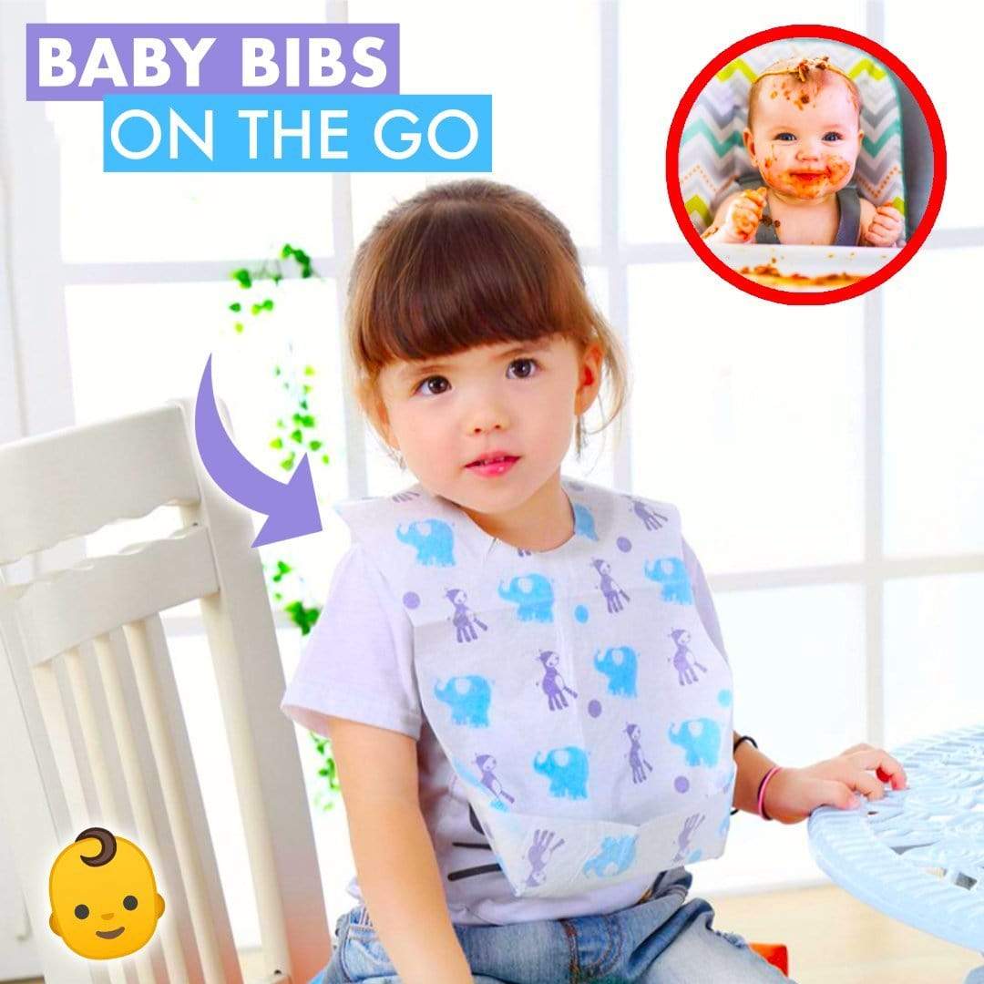 Products Pro BibToGo - Spill Proof Disposable Baby Bibs (10pcs Pack)