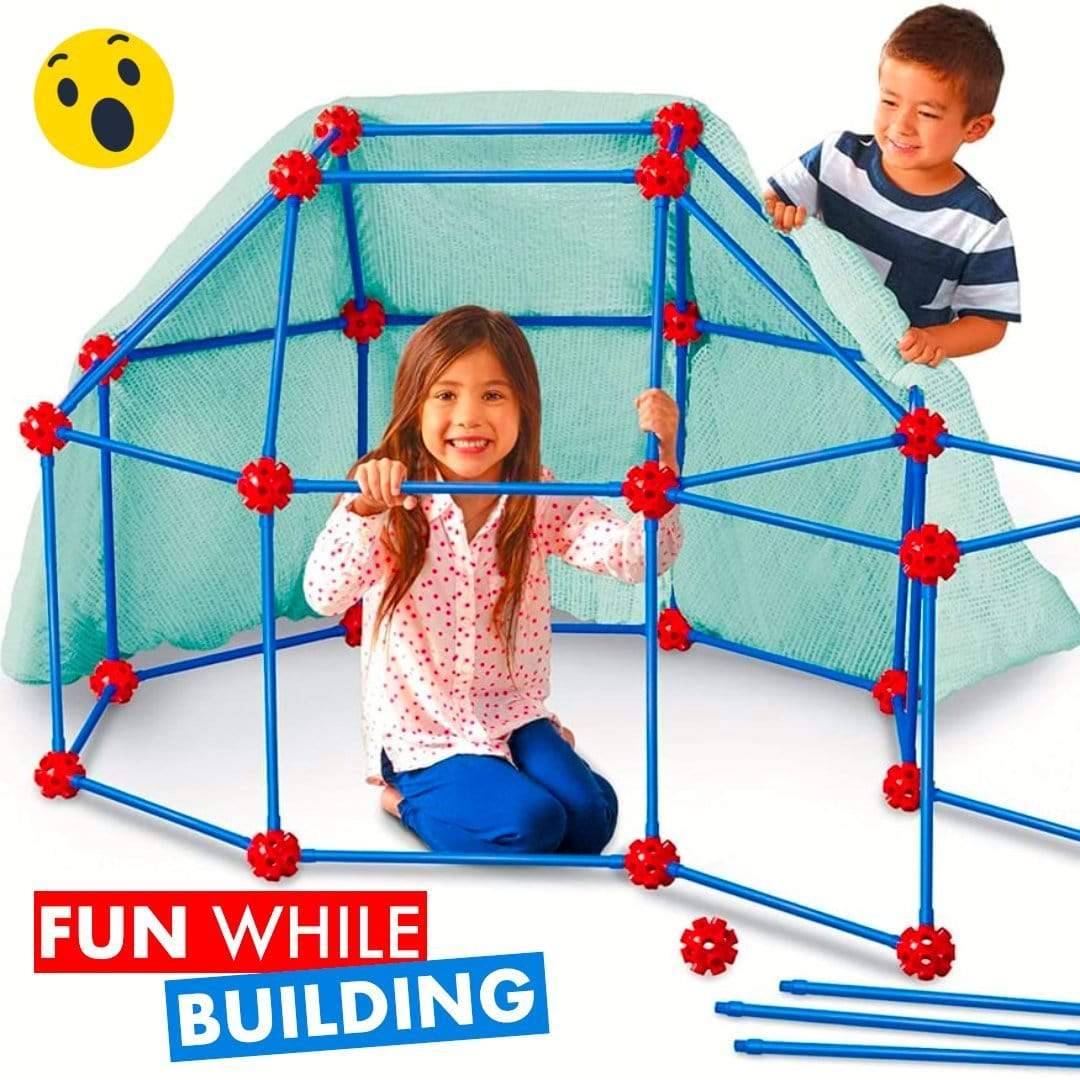 Products Pro Smart FortBuilder - Kids Construction Fortress Superyard Building Kit 42412089-china-with-tent