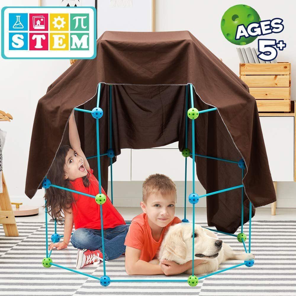 Products Pro Smart FortBuilder - Kids Construction Fortress Superyard Building Kit 42412089-china-with-tent