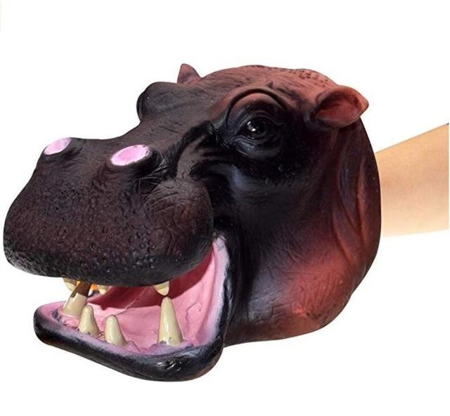 Products Pro Hippopotamus Handosaur - Realistic Rubber Dinosaur Hand Puppet 33790498-hippopotamus