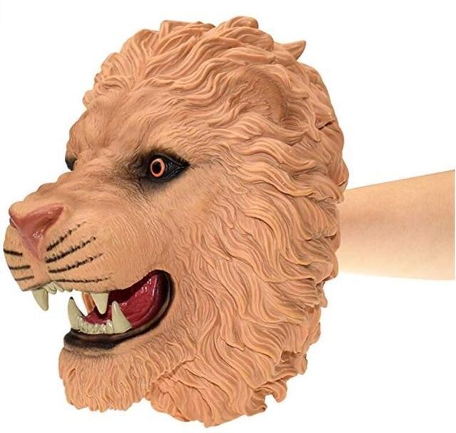 Products Pro Lion Handosaur - Realistic Rubber Dinosaur Hand Puppet 33790498-lion
