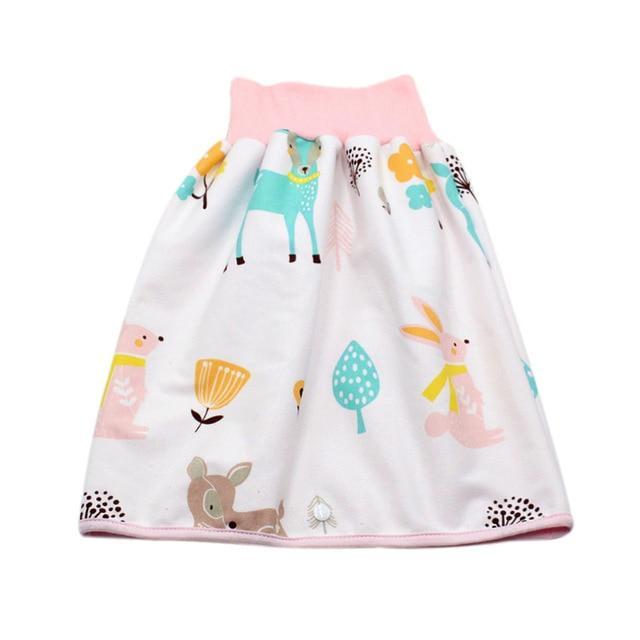 Products Pro Rabbit/Deer / M NoLeaky - Soft Children's Diaper Skirt Shorts 2 in 1,Baby Pants, Anti Bed-wetting Training Skirt 37841544-d-m-china