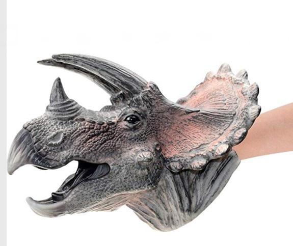 Products Pro Triceratops Handosaur - Realistic Rubber Dinosaur Hand Puppet 33790498-triceratops